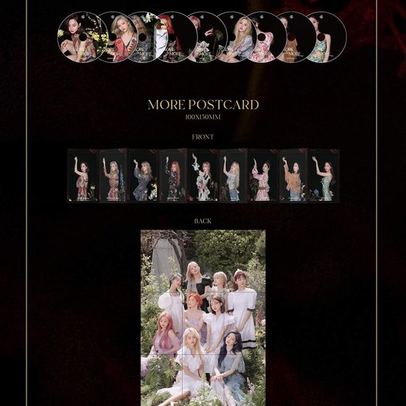 K POP TWICE - More & More (9th Mini album) CD+Photobook+Photocard+Free Gift - Picture 3 of 5
